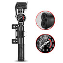 Mini Portable Manual High Pressure Bicycle Inflator Pump (Black)