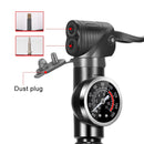 Mini Portable Manual High Pressure Bicycle Inflator Pump (Black)