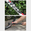 Mini Portable Manual High Pressure Bicycle Inflator Pump (Black)