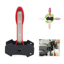 Car Ratchet Brake Piston Spreader Caliper Pad (Red)