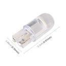 50 PCS T10 DC12V / 0.3W Car Clearance Light COB Lamp Beads (Ice Blue Light)