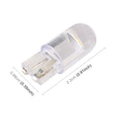 50 PCS T10 DC12V / 0.3W Car Clearance Light COB Lamp Beads (White Light)