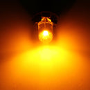 50 PCS T10 DC12V / 0.3W Car Clearance Light COB Lamp Beads (Yellow Light)