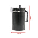 Car Oil Catch Can Oil Tank Breather Tank with Tube and Bracket for Ford