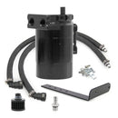 Car Oil Catch Can Oil Tank Breather Tank with Tube + Air Filter + Bracket for Ford