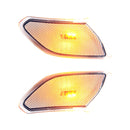 Car Transparent Wheel Eyebrow Side Light Turn Signal Leaf Plate Lamp for Jeep Wrangler JL 2018-