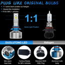 V68 2 PCS 9005 DC12V / 30W / 6000K / 3500LM Waterproof Car LED Headlight