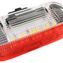 2 PCS Car DC 12V 1.6W Door Lights Lamps 18LEDs SMD-3528 Lamps with Cable for Volkswagen Golf 5 / 6