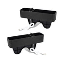 1 Pair Car Multi-functional Seat Crevice USB Storage Box(Black)