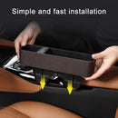 1 Pair Car Multi-functional Seat Crevice USB Storage Box(Wine Red)