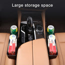 1 Pair Car Multi-functional Seat Crevice USB Storage Box(Black)