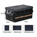Car Trunk Foldable Storage Box, Capacity: 66L (Black)