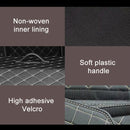 Car Trunk Foldable Storage Box, Rhombic Grid Small Size: 33 x 32 x 30cm (Black Red)