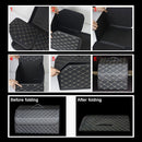 Car Trunk Foldable Storage Box, Rhombic Grid Small Size: 33 x 32 x 30cm (Beige)