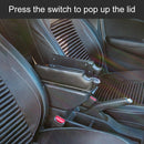 Car Center Armrest Box Plating Double Open Microfiber Leather Type for Renault Captur Clio4 2014(Black White)
