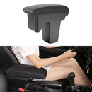 Car Center Armrest Box Microfiber Leather Type for BAOJUN 360 2021 (Black)