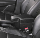 Car Center Armrest Box Microfiber Leather Type for Nissan Juke (Black White)