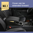Car Center Armrest Box Straight Surface Cover Microfiber Leather Type for Volkswagen Bora 2019 (Black White)