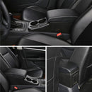 Car Center Armrest Box Straight Surface Cover Microfiber Leather Type for Volkswagen Bora 2019 (Black)