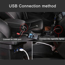 Car Center Armrest Box Microfiber Leather Type for Peugeot 2008 (Black White)