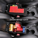 Car Center Armrest Box Microfiber Leather Type for DFSK C71 / C72 (Black Red)