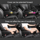 Car Center Armrest Box Microfiber Leather Type for DFSK C71 / C72 (Black Red)
