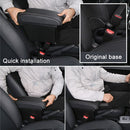 Car Center Armrest Box Microfiber Leather Type for GreatWall ORA R1 (Black Red)