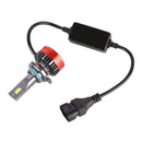 K10 1 Pair 9012 DC12V / 65W / 6000K / 6500LM Car LED SMD-3750 Lamp Bead Headlight