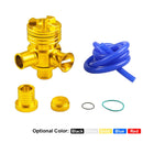 Car Modified Pressure Relief Valve 1.8T/2.7T Discharge Valve for Volkswagen GTi Jetta / Audi A3 A4 A6 TT (Gold)