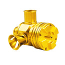 Car Modified Pressure Relief Valve 1.8T/2.7T Discharge Valve for Volkswagen GTi Jetta / Audi A3 A4 A6 TT (Gold)