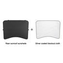 Car Roof Sunshade, Style: Rear Window Half Cover for Tesla Model 3 (Black)
