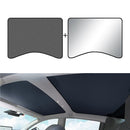 Car Roof Sunshade, Style: Rear Window Half Cover for Tesla Model 3 (Starry Sky)