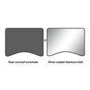 Car Roof Sunshade, Style: Rear Window Half Cover for Tesla Model 3 (Starry Sky)