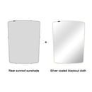 Car Roof Sunshade, Style: Rear Window Full Cover for Tesla Model 3 (Beige)
