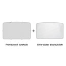 Car Roof Sunshade, Style: Front Window for Tesla Model 3(Beige)