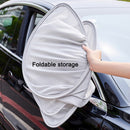 Car Roof Sunshade, Style: Front + Rear Window Full Cover for Tesla Model 3 (Black)