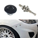 54mm Stainless Steel Quick-pins Push Button Billet Hood Pins Lock Clip Kit (Black)
