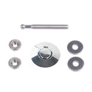 54mm Stainless Steel Quick-pins Push Button Billet Hood Pins Lock Clip Kit (Silver)