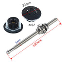100mm Stainless Steel Quick-pins Push Button Billet Hood Pins Lock Clip Kit(Black)