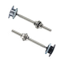 100mm Stainless Steel Quick-pins Push Button Billet Hood Pins Lock Clip Kit(Silver)