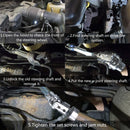 Car Modification 3/4 inch Steering Shaft Universal Joint