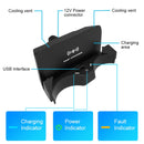 HFC-1012 Car Qi Standard Wireless Charger 10W Quick Charging for BMW X1 2016-2019, Left Driving
