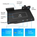 HFC-1040 Car Qi Standard Wireless Charger 10W Quick Charging for Nissan Teana 2019-2021, Left Driving
