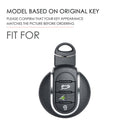 Car Female Style Cowhide Leather Key Protective Cover for BMW Mini, without Bow (Red)