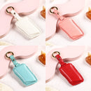 Car Female Style Cowhide Leather Key Protective Cover for Lexus, without Bow (Lake Blue)