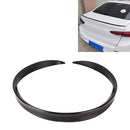 Car Modified Plastic Rear Wing Side Spoiler Lip, Black