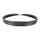 Car Modified Plastic Rear Wing Side Spoiler Lip, Carbon Fiber Texture