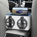 Car Multifunctional Storage Box Water Cup Holder (Blue)