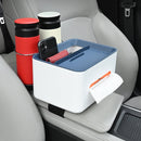 Car Multifunctional Storage Box Water Cup Holder (Grey)