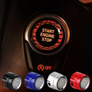 Car Crystal One-key Start Button Switch for BMW, with Start and Stop A Style (Black)